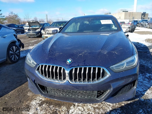 2020 BMW 8 Series 840i with VIN WBAGV4C01LCD97854, listed as a IAAI auction lot 41263040 with 66,935 mi miles. Bid and sale history available at carsss.com. Image 12.