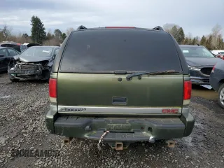 2001 GMC Jimmy SLE with VIN 1GKDT13W912219905, listed as a Copart auction lot 45172185 with 0 mi miles and Salvage Title. Bid and sale history available at carsss.com. Image 6.