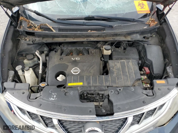2011 Nissan Murano S with VIN JN8AZ1MW8BW155348, listed as a Copart auction lot 51976835 with 208,208 mi miles and Non Repairable. Bid and sale history available at carsss.com. Image 12.
