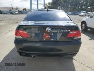 2008 BMW 7 Series 750i with VIN WBAHL83518DT14175, listed as a Copart auction lot 76241764 with 166,539 mi miles and Clean Title. Bid and sale history available at carsss.com. Image 6.