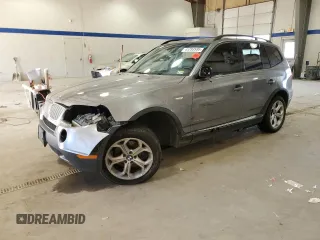 2009 BMW X3 xDrive30i with VIN WBXPC93459WJ25369, listed as a Copart auction lot 43293595 with 169,342 mi miles and Salvage Title. Bid and sale history available at carsss.com. Image 1.