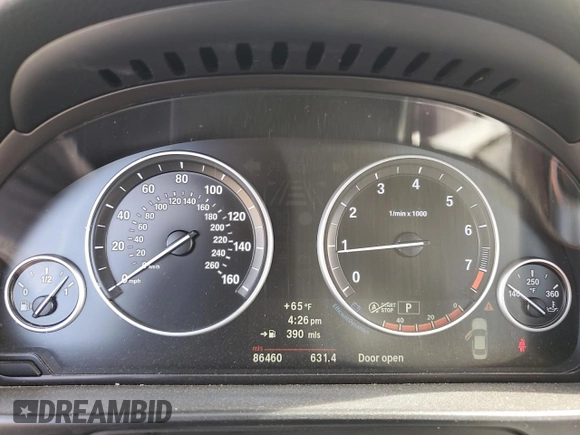 2013 BMW 5 Series 528i with VIN WBAXG5C51DD231693, listed as a Copart auction lot 53683555 with 86,460 mi miles and Salvage Title. Bid and sale history available at carsss.com. Image 9.