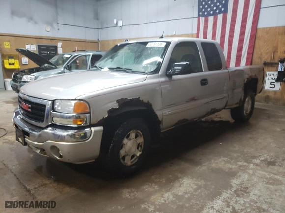 2005 GMC Sierra 1500 SLE1 with VIN 2GTEK19B651261817, listed as a Copart auction lot 53791135 with 172,477 mi miles and Clean Title. Bid and sale history available at carsss.com. Image 1.