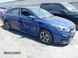 2021 Kia Forte LXS with VIN 3KPF24AD6ME278962, listed as a IAAI auction lot 42412267 with 38,158 mi miles and . Bid and sale history available at DreamBid. Image 1.