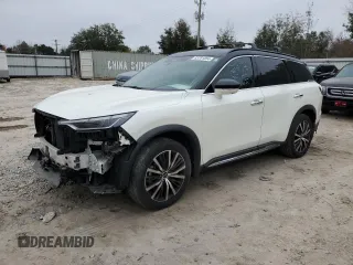 2022 Infiniti QX60 Autograph with VIN 5N1DL1HTXNC334809, listed as a Copart auction lot 83781054 with 68,151 mi miles and Salvage title. Bid and sale history available at DreamBid. Image 1.