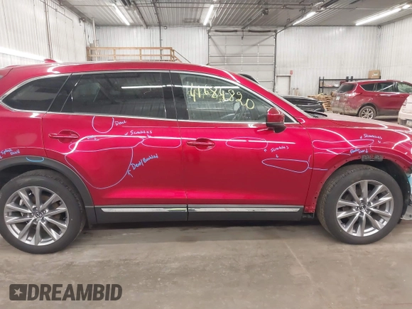 2023 Mazda CX-9 Carbon Edition with VIN JM3TCBDY2P0633133, listed as a IAAI auction lot 41684820 with 23,739 mi miles and . Bid and sale history available at carsss.com. Image 14.