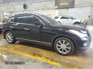 2010 Infiniti EX Journey with VIN JN1AJ0HPXAM700348, listed as a Copart auction lot 72987464 with 131,690 mi miles and Salvage Title. Bid and sale history available at DreamBid. Image 4.