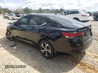 2020 Nissan Sentra SV with VIN 3N1AB8CV6LY276152, listed as a Copart auction lot 48874725 with 65,481 mi miles and Salvage Title. Bid and sale history available at carsss.com. Image 2.