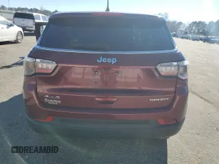 2022 Jeep Compass Sport z VIN 3C4NJDAB3NT215599, wystawiony jako Copart lot #86725414 z przebiegiem 38 298 mil mil oraz Szkoda całkowita • Salvage title. Historia ofert i sprzedaży dostępna na DreamBid. Obrazek 6.