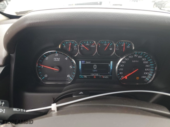 2017 Chevrolet Suburban LT with VIN 1GNSCHKC4HR109369, listed as a Copart auction lot 47776945 with 134,709 mi miles and Salvage Title. Bid and sale history available at carsss.com. Image 9.