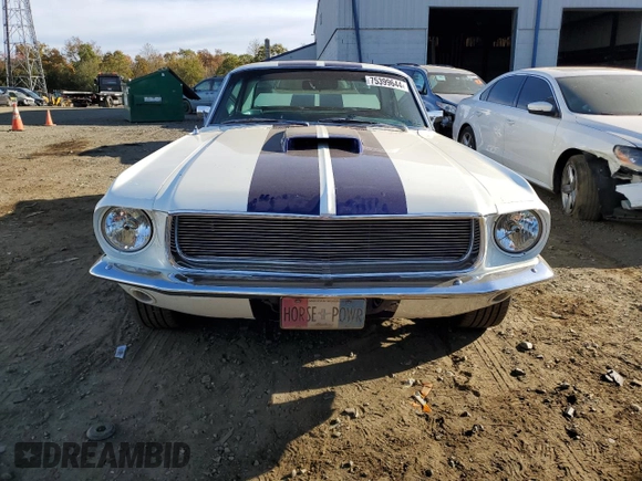 1967 Ford Mustang с VIN 7R01C118397, выставлен на аукционе Copart как лот 75399644 с пробегом 14 004 миль миль и Списание • Salvage title. История ставок и продаж доступна на DreamBid. Изображение 5.