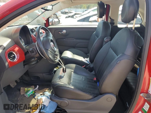 2012 FIAT 500 Lounge with VIN 3C3CFFCR8CT189002, listed as a Copart auction lot 54694095 with 117,497 mi miles and Clean title. Bid and sale history available at DreamBid. Image 7.