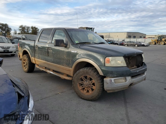 2004 Ford F-150 XLT with VIN 1FTPW14594KA76089, listed as a Copart auction lot 78238354 with 244,231 mi miles and Salvage Title. Bid and sale history available at carsss.com. Image 4.