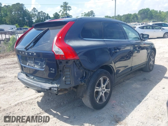 2013 Volvo XC60 T6 with VIN YV4902DZ0D2384896, listed as a IAAI auction lot 42156123 with 148,971 mi miles and . Bid and sale history available at DreamBid. Image 4.