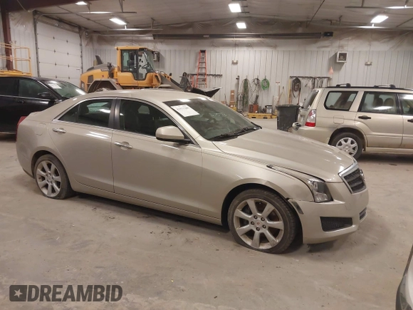 2013 Cadillac ATS with VIN 1G6AG5RX8D0138326, listed as a IAAI auction lot 41971289 with 121,805 mi miles and . Bid and sale history available at DreamBid. Image 1.