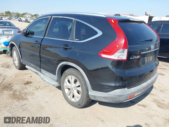 2012 Honda CR-V EX-L with VIN JHLRM3H75CC000676, listed as a IAAI auction lot 40851787 with 162,855 mi miles. Bid and sale history available at carsss.com. Image 3.