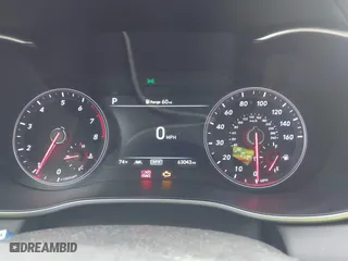 2020 Genesis G70 2.0T with VIN KMTG64LAXLU048760, listed as a IAAI auction lot 41553678 with 63,043 mi miles. Bid and sale history available at carsss.com. Image 7.