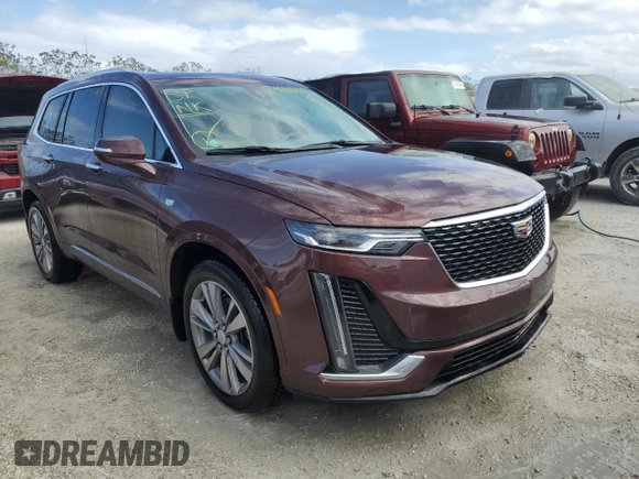 2022 Cadillac XT6 Premium Luxury with VIN 1GYKPCRS1NZ146012, listed as a Copart auction lot 74685314 with 46,626 mi miles and Non Repairable. Bid and sale history available at carsss.com. Image 4.