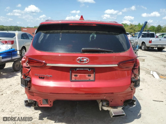 2020 Hyundai Santa Fe SEL with VIN 5NMS33AD2LH243834, listed as a Copart auction lot 50924775 with 5,764 mi miles and Salvage Title. Bid and sale history available at carsss.com. Image 6.