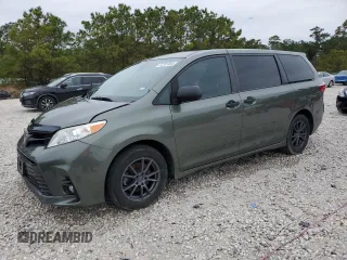 2019 Toyota Sienna L with VIN 5TDZZ3DC2KS993259, listed as a Copart auction lot 87391084 with 202,932 mi miles and Salvage Title. Bid and sale history available at carsss.com. Image 1.