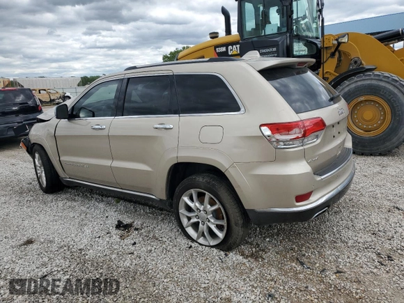 2014 Jeep Grand Cherokee Summit с VIN 1C4RJFJG8EC219264, выставлен на аукционе Copart как лот 57696025 с пробегом Не указан миль и Списание • Salvage title. История ставок и продаж доступна на DreamBid. Изображение 2.