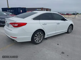 2015 Hyundai Sonata 2.4L Sport with VIN 5NPE34AF1FH042454, listed as a IAAI auction lot 41799812 with 132,859 mi miles. Bid and sale history available at carsss.com. Image 4.