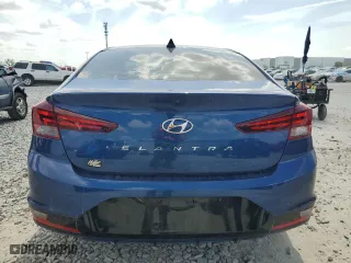 2020 Hyundai Elantra SEL with VIN 5NPD84LF3LH595953, listed as a Copart auction lot 49062765 with 19,137 mi miles and Salvage Title. Bid and sale history available at carsss.com. Image 6.