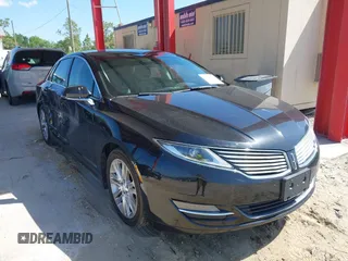 2014 Lincoln MKZ with VIN 3LN6L2G97ER824923, listed as a IAAI auction lot 41998794 with 96,847 mi miles. Bid and sale history available at carsss.com. Image 1.