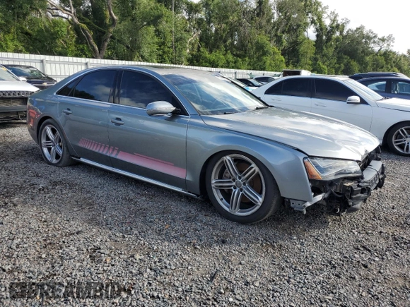 2013 Audi A8 3.0L with VIN WAUAGAFD6DN032313, listed as a Copart auction lot 65157945 with 100,194 mi miles and Clean title. Bid and sale history available at DreamBid. Image 4.