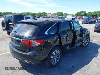 2016 Acura MDX w/Tech with VIN 5FRYD3H4XGB011596, listed as a IAAI auction lot 41692631 with 43,615 mi miles. Bid and sale history available at carsss.com. Image 19.