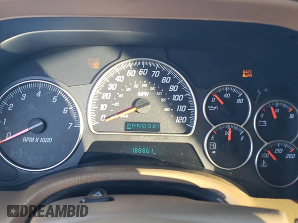 2003 GMC Envoy SLE with VIN 1GKDS13S432158966, listed as a Copart auction lot 88086655 with 188,861 mi miles and Salvage Title. Bid and sale history available at carsss.com. Image 9.