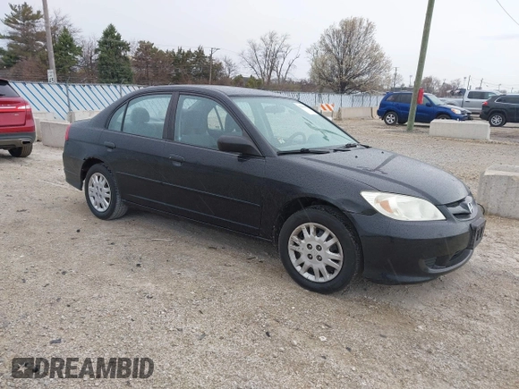 2005 Honda Civic LX with VIN 2HGES16515H500892, listed as a IAAI auction lot 42061903 with 145,710 mi miles and . Bid and sale history available at DreamBid. Image 1.
