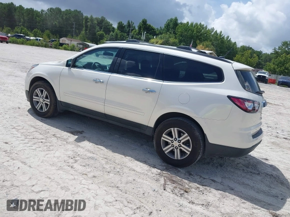 2015 Chevrolet Traverse LT with VIN 1GNKRGKD1FJ214724, listed as a IAAI auction lot 42763788 with 122,757 mi miles and . Bid and sale history available at DreamBid. Image 3.