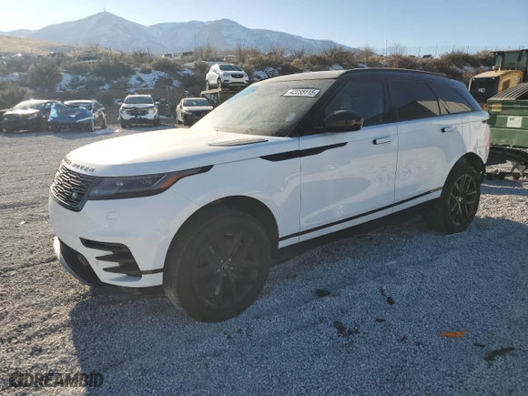 2025 Land Rover Range Rover Velar Dynamic SE with VIN SALYL2EX7SA391911, listed as a Copart auction lot 42235115 with 9,482 mi miles and Salvage Title. Bid and sale history available at carsss.com. Image 1.