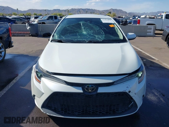 2020 Toyota Corolla LE with VIN JTDEPRAE1LJ015251, listed as a IAAI auction lot 41966854 with 44,116 mi miles. Bid and sale history available at carsss.com. Image 12.