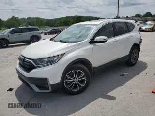 2022 Honda CR-V EX z VIN 7FARW1H54NE024701, wystawiony jako Copart lot #55428135 z przebiegiem 24 584 mil mil oraz Czysty tytuł • Clean title. Historia ofert i sprzedaży dostępna na DreamBid. Obrazek 1.