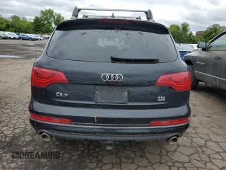 2014 Audi Q7 Premium Plus with VIN WA1LMAFE8ED020520, listed as a Copart auction lot 58448755 with 139,135 mi miles and Clean title. Bid and sale history available at DreamBid. Image 6.