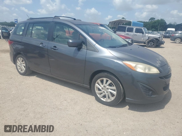 2012 Mazda 5 Sport with VIN JM1CW2BL5C0124977, listed as a Copart auction lot 60024205 with 273,627 mi miles and Clean title. Bid and sale history available at DreamBid. Image 4.