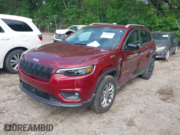 2021 Jeep Cherokee Altitude z VIN 1C4PJMLB2MD217547, wystawiony jako IAAI lot #42256241 z przebiegiem 68 479 mil mil oraz . Historia ofert i sprzedaży dostępna na DreamBid. Obrazek 2.