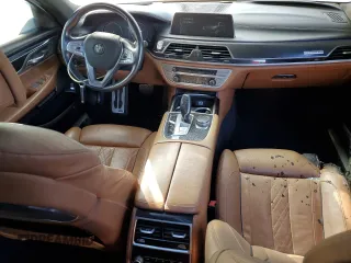 2016 BMW 7 Series 750i with VIN WBA7F0C57GGL99332, listed as a Copart auction lot 56144533 with 95,626 mi miles. Bid and sale history available at carsss.com. Image 8.