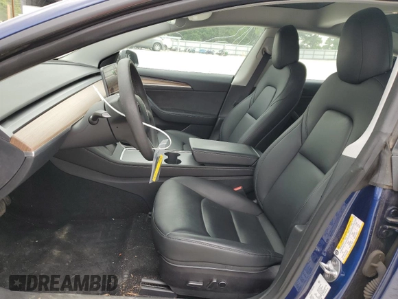 2023 Tesla Model 3 with VIN 5YJ3E1EA3PF474350, listed as a Copart auction lot 53819035 with 32,714 mi miles and Salvage Title. Bid and sale history available at DreamBid. Image 7.