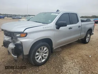 2020 Chevrolet Silverado 1500 Custom with VIN 1GCRWBEH2LZ368275, listed as a Copart auction lot 83323574 with 58,559 mi miles and Salvage Title. Bid and sale history available at carsss.com. Image 1.