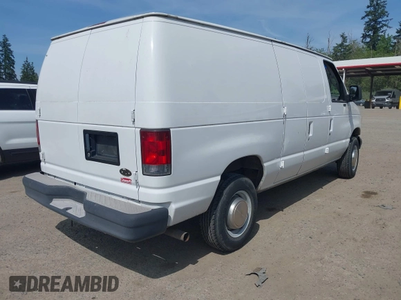 2003 Ford Econoline Cargo z VIN 1FTNE24L23HA72170, wystawiony jako IAAI lot #42496652 z przebiegiem 120 746 mil mil oraz . Historia ofert i sprzedaży dostępna na DreamBid. Obrazek 4.