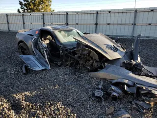 2015 Chevrolet Corvette Z06 2LZ with VIN 1G1YS2D62F5609540, listed as a Copart auction lot 81647914 with 0 mi miles and Salvage Title. Bid and sale history available at carsss.com. Image 4.