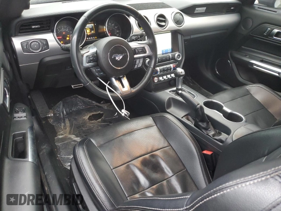 2021 Ford Mustang GT with VIN 1FA6P8CF5M5123683, listed as a Copart auction lot 50895515 with 83,245 mi miles and Salvage title. Bid and sale history available at DreamBid. Image 8.
