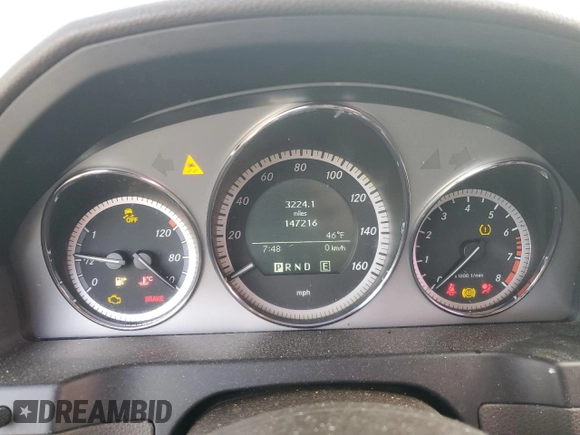 2011 Mercedes-Benz C 300 Sport with VIN WDDGF8BB1BR148401, listed as a Copart auction lot 50874965 with 147,216 mi miles and Salvage Title. Bid and sale history available at carsss.com. Image 9.