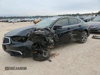 2020 Acura TLX w/Technology Pkg with VIN 19UUB2F48LA001673, listed as a Copart auction lot 86425704 with 38,947 mi miles and Salvage Title. Bid and sale history available at carsss.com. Image 1.