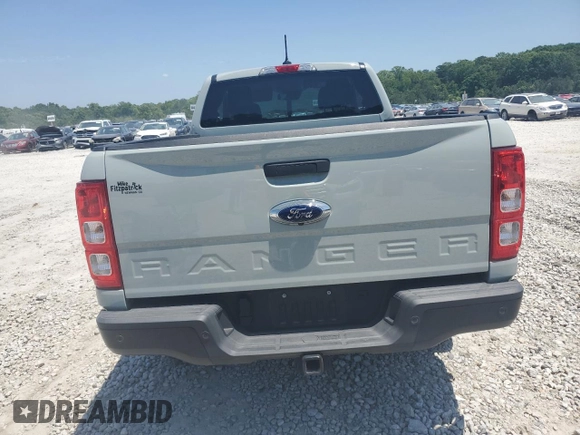 2023 Ford Ranger XL with VIN 1FTER1EH7PLE21058, listed as a Copart auction lot 57785475 with 36,881 mi miles and Salvage title. Bid and sale history available at DreamBid. Image 6.