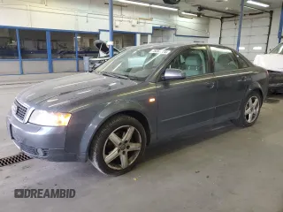 2004 Audi A4 1.8T with VIN WAULC68E44A071707, listed as a Copart auction lot 75366224 with 155,066 mi miles and Salvage Title. Bid and sale history available at carsss.com. Image 1.