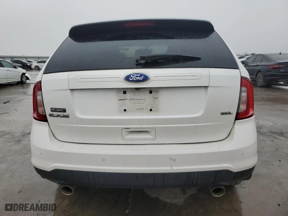 2012 Ford Edge SEL with VIN 2FMDK3JCXCBA69489, listed as a Copart auction lot 45319395 with 151,354 mi miles and Salvage Title. Bid and sale history available at carsss.com. Image 6.